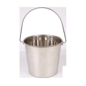 Cubo in acciaio inossidabile, 1l, resistente e durevole, ideale per cucina, pulizia e conservazione di liquidi e alimenti. - Product Image 1