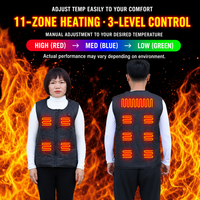 Veste chauffante softshell résistante à l'eau pour l'hiver, avec polyester coupe-vent et fermeture éclair pour zones chauffantes