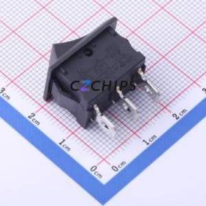 RS601-1020011BB Rocker Switch Through hole Component (THT) Switch 21mm 15mm 13.6mm Concave Bend - Product Image 2
