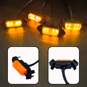 LKT Hot-sell Automotive Grille Mesh Yellow LED Daytime Running <strong>Light</strong> for Cargo Vehicles - Decorative Warning <strong>Light</strong> <strong>Modification</strong> - Product Image 4