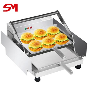 Machine à Hamburger Électrique Portable en Acier Inoxydable avec Haute Productivité et Conception à Porte Française, pour Pâtes à Base <span class=keywords><strong>de</strong></span> Farine - Product Image 6