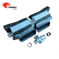Kit de mise à niveau d'intercooler universel haute performance, conception modulaire (inclut un bouclier en carbone et un tuyau en T CNC) Conception à haut débit