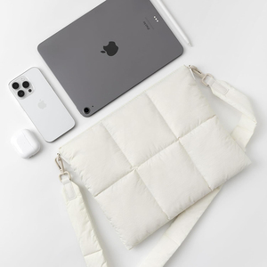 360 protection matelassée mignon transportant gonflé tablette sac <span class=keywords><strong>pochette</strong></span> compatible avec 11 pouces <span class=keywords><strong>iPad</strong></span> Air M3 2025 avec bandoulière - Product Image 3