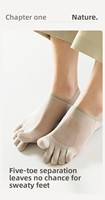 Chaussettes d'été pour hommes à cinq doigts, basses, en maille respirante, invisibles, anti-germe, avec séparation des orteils