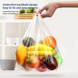 HC Chaleco de refuerzo lateral de alta calidad, camisetas, bolsas de plástico, logotipo personalizado, embalaje transparente, bolsas de compras - Product Image 6