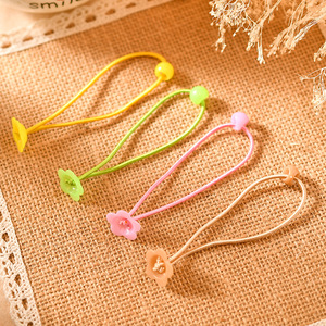 Coleteros de Flores Coloridos con Hebilla de Cuerda, Diademas para Mujeres y Niñas, Accesorios Casuales para el Cabello, Materiales Hechos a Mano para DIY - Product Image 2