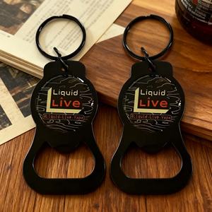 พวงกุญแจโลหะผสมสังกะสีอเนกประสงค์สไตล์วินเทจ พิมพ์ตัวอักษรแบบ Letterpress คุณภาพสูง ทันสมัย ใช้เปิดขวดเบียร์ได้ เหมาะสำหรับธุรกิจ พร้อมโลโก้สั่งทำได้ - Product Image 5