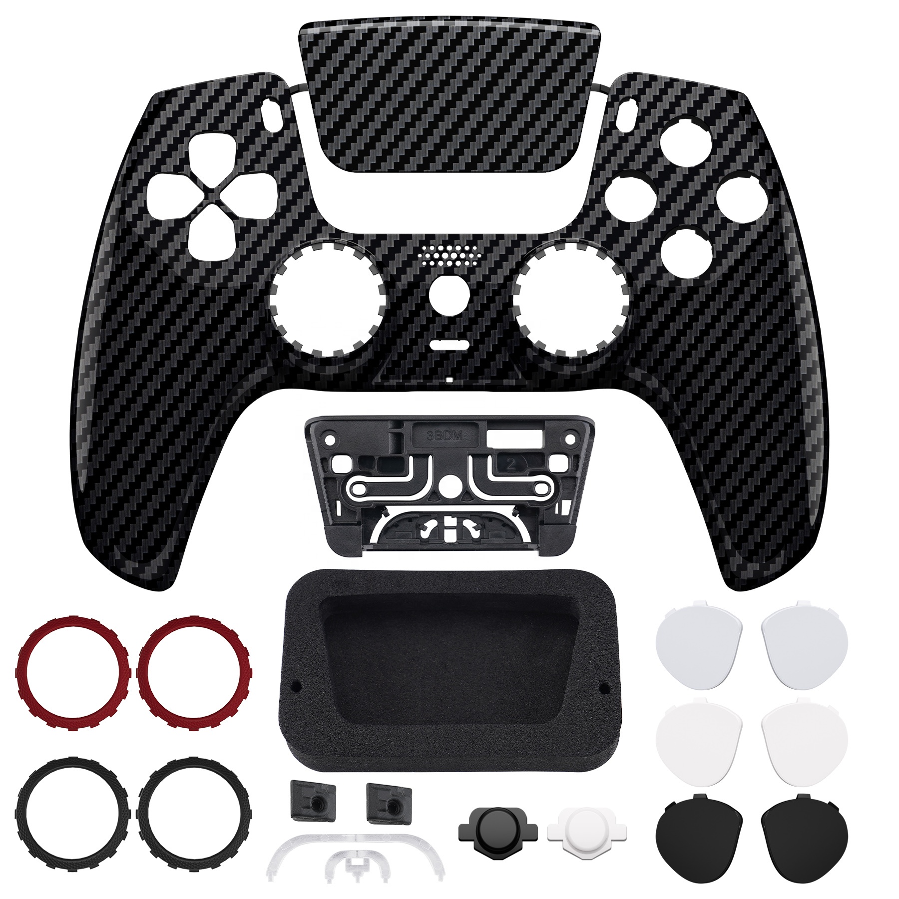 Mix color Graphite Carbon Fiber Pattern GHPFS001WS