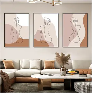 New Products Triptych Abstract Modern Art Wall Decor Painting Pictures