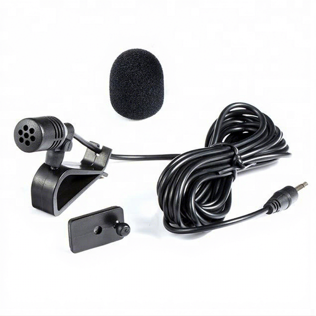 Wholesale Car GPS Condenser Microphone 3.5mm Plug External Assembly Mike Car  Microphone