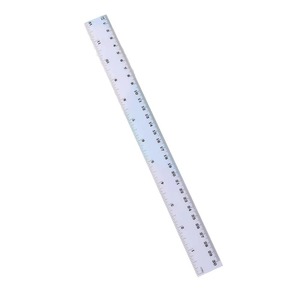 Regla de plástico de tres colores multifuncional de 30cm al por mayor, escala sólida y Blanca Negra con color puro para uso diario - Product Image 5