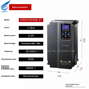 อินเวอร์เตอร์ CP2000 ซีรีส์ สำหรับพัดลมและปั๊ม  แบบควบคุมเฟสเดียว/สามเฟส - Product Image 1