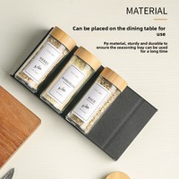 Petit support à épices pliable en plastique pour cuisine, rangement pour cumin, poudre de piment, tiroir étagère à assaisonnements