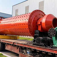 Broyeur à boulets Hongke robuste pour minerai d'or 20-90t/h, moteur AC, PLC, boîte de vitesses humide/sèche, roulement, traitement des minerais, construction