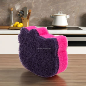 Wohsin Brosse de nettoyage de cuisine double face à usage quotidien durable Éponge personnalisable Tampon de style Harry Kutti - Product Image 5