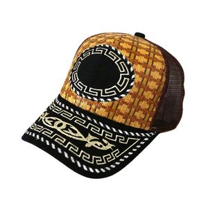 Gorras deportivas de malla con imagen común, gorras trucker con pajita, gorras de béisbol de 6 paneles personalizadas de nuevo estilo, gorras de papá, poliéster/algodón - Product Image 5