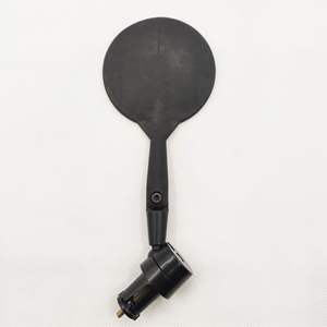 Miroir de vélo convexe noir de 19cm, support de guidon pour vélos de montagne, vélos de route, équipement de cyclisme - Product Image 2