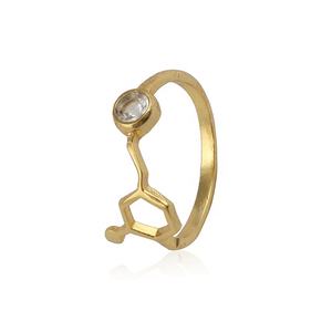 Handmade Round Cut Red Garnet Promise <b>Ring</b> Gold Plated Stackable Fashion Jewelry Gift <b>for</b> <b>Women</b> - Product Image 3