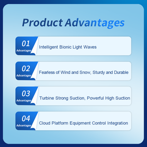Lámpara Asesina de Insectos con Succión de Aire Automática, Ecológica, Luz para Capturar Plagas por Succión de Aire para Campos Agrícolas - Product Image 3