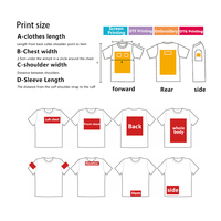 T-shirt personnalisé imprimé d'été pour hommes imprimé D à manches courtes Street Hip Hop haut surdimensionné fabriqué à partir de tissu tricoté vêtements pour hommes