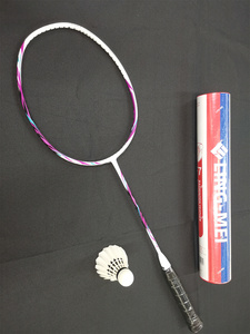 <span class=keywords><strong>Raquette</strong></span> de <span class=keywords><strong>badminton</strong></span> de contrôle de cadre de vent cassé en fibre de carbone ultra légère de haute qualité bon marché 2023 Offre Spéciale - Product Image 2