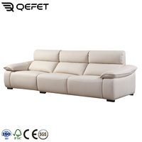 Juego de Sofás Chesterfield Inteligente y Eléctrico de Ecopiel con Diseño Contemporáneo Sofá Reclinable para Apartamento de Lujo y Sala de Estar