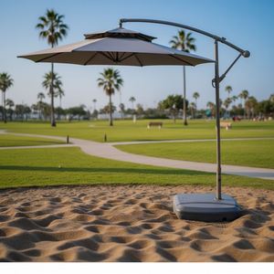 Parasols de plage et d'extérieur personnalisables pour jardin, terrasse et restaurant, avec base – Collection été 2026 – Vente en gros - Product Image 2
