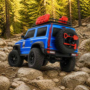 RGT 136100V3 Rock Cruiser 1/10 4WD RC Paletli Araba RTR Su Geçirmez Reçine Çelik Şasi Arazi Aracı Şarj Cihazı ile Yüksek Tork ESC'li - Product Image 4