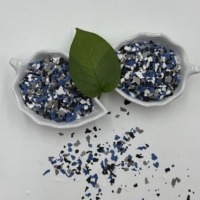 Flocons de vinyle antidérapants résistants aux UV pour sols en époxy extérieurs et intérieurs, copeaux de roche décoratifs composites