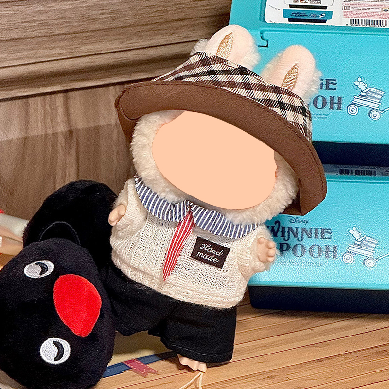 Caballero (sombrero de pescador + top + chaqueta + pantalón) (sin muñeca)