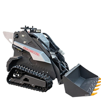 Loader Mini Skid Steer CW-480X Bersertifikasi CE EU 5 Mesin Diesel Pengiriman Cepat dan Perlengkapannya