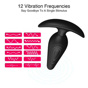 Vibrator Anal untuk pria Remote kontrol nirkabel steker bokong silikon untuk steker Gay mainan seks untuk wanita produk dewasa pemijat prostat - Product Image 6