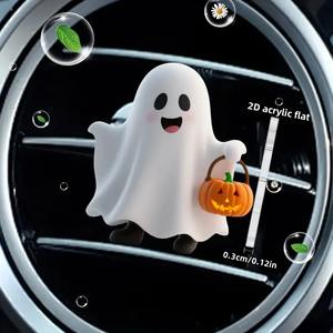 Decoración para Rejilla de Ventilación de Coche con Diseño Temático de Halloween, Sin Fragancia, con Doble Lámina de Esponja Inodora, Aire Fresco para el Coche - Product Image 2