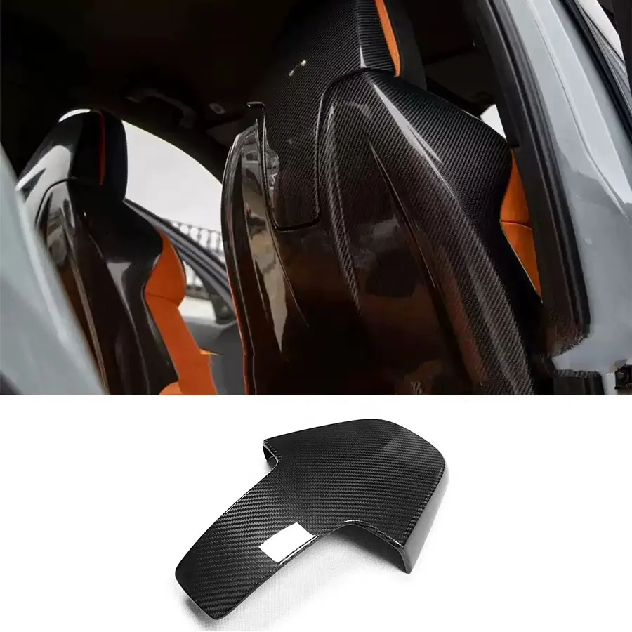 2 шт./комплект, задняя крышка сиденья из углеродного волокна для BMW G80 M3 G82 G83 M4 2021 +