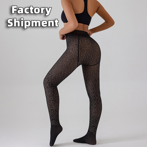 Customized Logo Printing Lightweight High Fitness Yoga <strong>Tights</strong> for Women Latest Seamless Design Winter One Leggings for Sale - Product Image 2