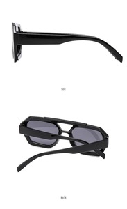 Occhiali da sole di lusso Unisex moda di tendenza di alta classe 2024 occhiali da sole a doppia trave da donna quadrati classici - Product Image 5