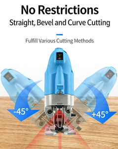 <span class=keywords><strong>Sierra</strong></span> Caladora Eléctrica Portátil Multifuncional con Motor sin Escobillas de Velocidad Variable 220V <span class=keywords><strong>para</strong></span> Cortar Madera, Herramienta de Sujeción Manual <span class=keywords><strong>para</strong></span> Uso Doméstico - Product Image 4