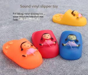 Çevre dostu sondaj için doğrudan fabrika Outlet vinil terlik Molars Pet Squeak oyuncaklar naylon diş temizleme köpek oyuncaklar kediler için TPR - Product Image 5