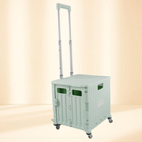 Chariot pliable super résistant à roulettes pour enseignants, panier de transport, chariots de courses pliables à main