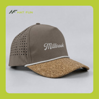 Casquette de baseball sportive non structurée en nylon avec logo personnalisé OEM, perforations laser et broderie, idéale pour le sport quotidien