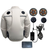 Gilet de refroidissement ventilé, combinaison climatisée en tissu non tissé haute intensité, polyester haute ténacité pour activités de plein air