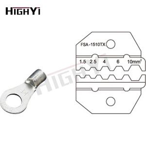 Pince <span class=keywords><strong>à</strong></span> <span class=keywords><strong>sertir</strong></span> manuelle FSA-1510TX super résistante avec 5 matrices pour cosses de câble 1.5, 2.5, 4, 6, <span class=keywords><strong>10mm2</strong></span> 16-8 AWG - Product Image 6