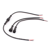 2, 3, 4, 5, 6, 7, 9 Pin IP68 M12 impermeable conector de alimentación Sp13 Cable