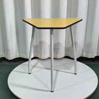 Meubles scolaires modernes en métal en gros, bureau d'étude combiné à hauteur fixe, style table pour bibliothèque, maison ou atelier