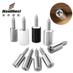 Tornillos de Soporte para Estantes Haidibosi, Acero Laminado en Frío, Cabeza Phillips, Herrajes de Fijación para Muebles, Gabinetes y Tableros de Madera - Product Image 1