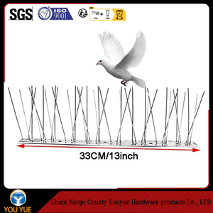 Paku pengusir burung Stainless Steel 304, jalur daya luar ruangan pengusir kucing lembar fabrikasi logam untuk perlindungan bangunan - Product Image 3