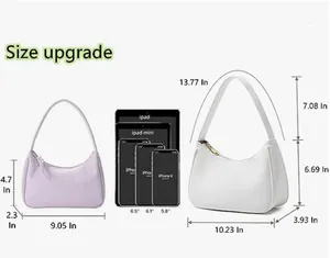 White Ladies Handbag Waterproof Leather Luxury Handbags For Women OEM Women's Handbags