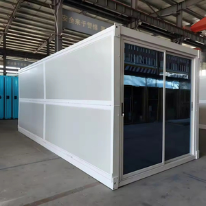 Contenedor Móvil Plegable de Panel Sándwich con Estructura de Acero, Diseño Moderno de Mediados de Siglo, Forma Cuadrada, para Uso como Oficina, Habitación Rápida LCL - Product Image 3