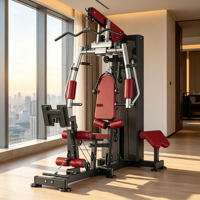 Machine d'entraînement multifonctionnelle de qualité professionnelle en acier inoxydable avec base large et stable, mécanisme Butterfly Arm-Fly pour les biceps