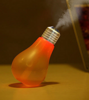 Ampoule colorée à ultrasons USB humidificateur d'air voiture Cool-brume turbine humidificateur de table Portable arôme diffuseur d'huile essentielle